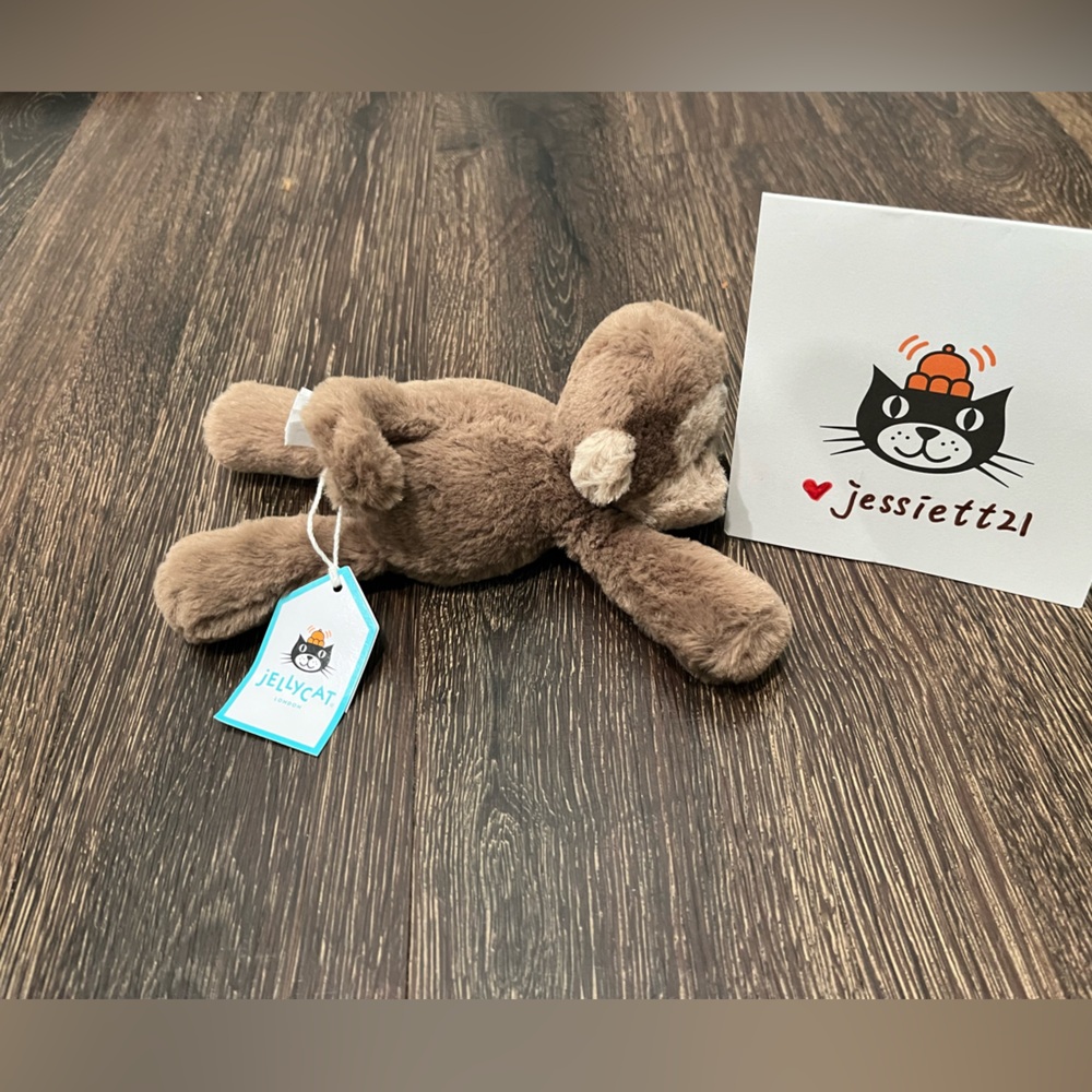 Jellycat Smudge Monkey TINY 5.1" Cute HTF 100% Authentic NWT - Picture 2 of 5